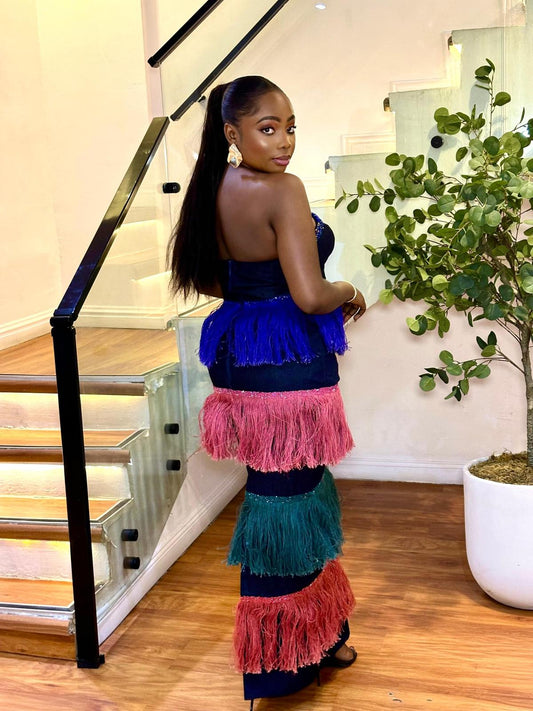 THE ELEVÉ FRINGE DRESS