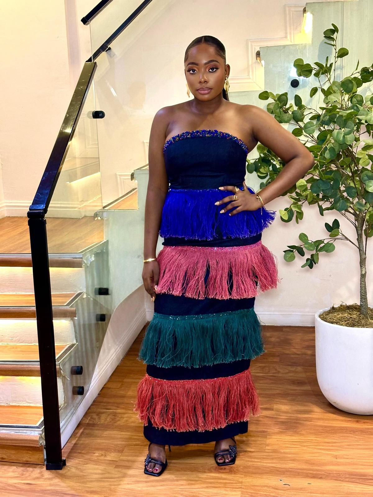 THE ELEVÉ FRINGE DRESS